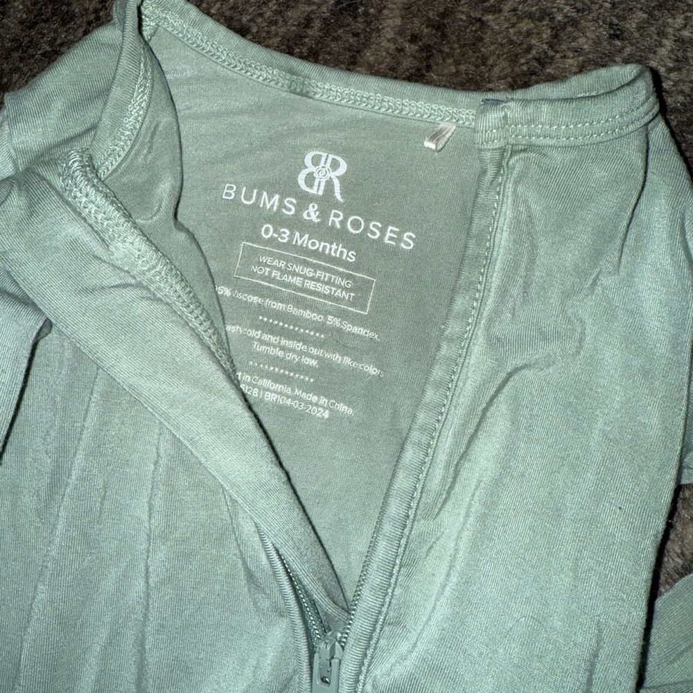 Bums & Roses Baby Onesie